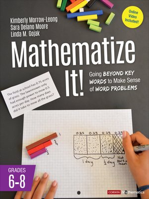 cover image of Mathematize It! [Grades 6-8]